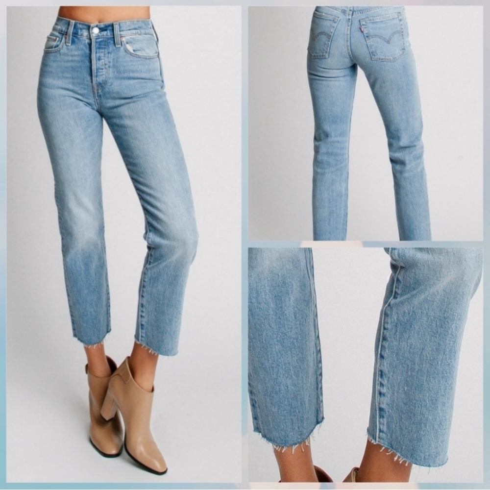 Levi's Wedgie Fit High Rise Straight Leg Jeans